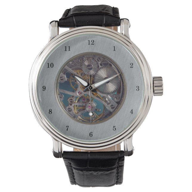 Relógio Muito Divertido Simulou Vigilância Transparente do (Frente)