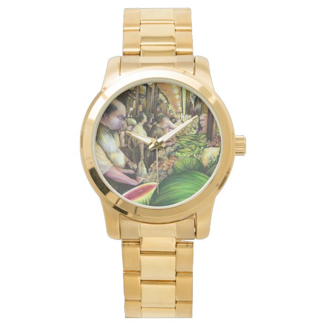 Relógio Muitos Homens, Muitos Melões, Budapeste (Frente)