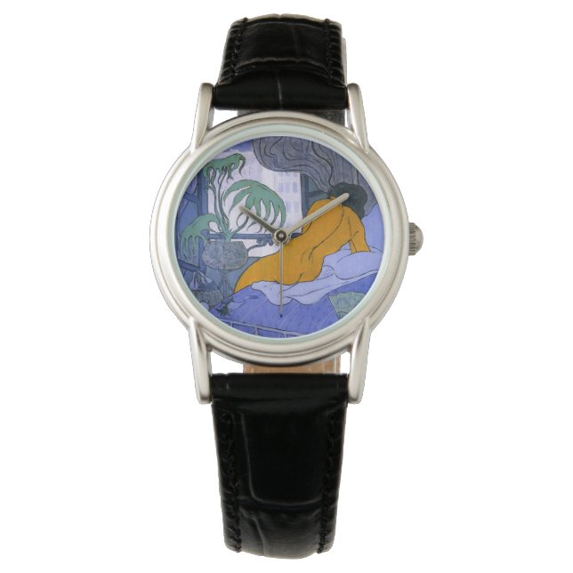 Relógio Mulher na Sala Azul (por Paul Ranson) (Frente)