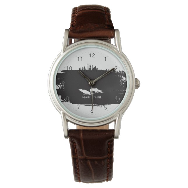 Relógio mungina e abraço Odin corta valhalla viking norse (Frente)