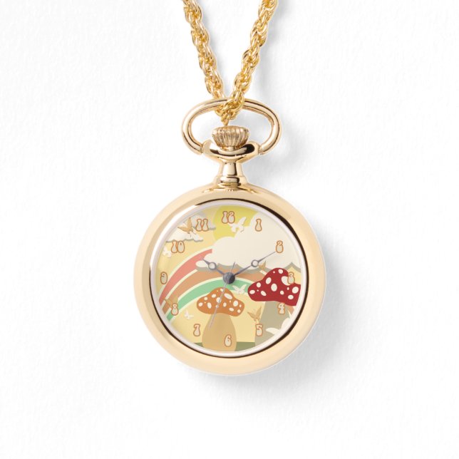 Relógio Mushroom Landscape Watch (Frente)