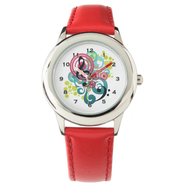Relógio Music Swirl Kids Watch (Frente)