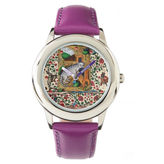 RELÓGIO MÚSICA BESTIÁRIA MEDIEVAL ESTRANHA,ÓRGÃO DE JOGO C (Frente)