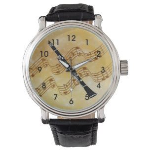 Relógio Música - Clarinet Design