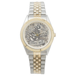 Relógio Música country.