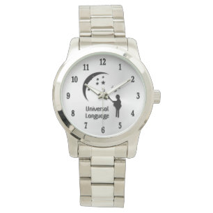 Relógio Música na Língua Universal