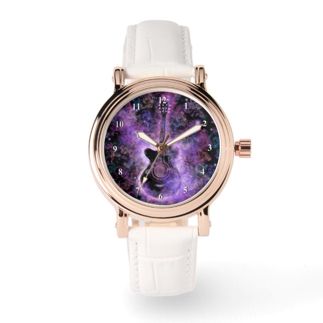 Relógio Musical Guitar Watch (Frente)