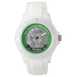 Relógio Na Memória Adorável Do Green Photo Watch