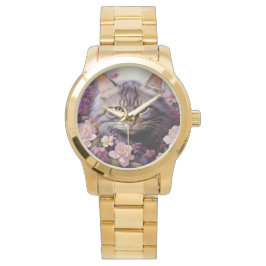 Relógio Na moda para assistir amantes de gatos