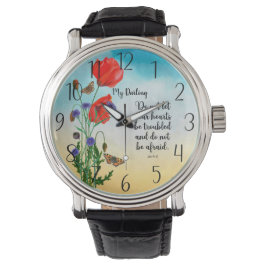 Relógio Não deixe seus corações se incomodarem