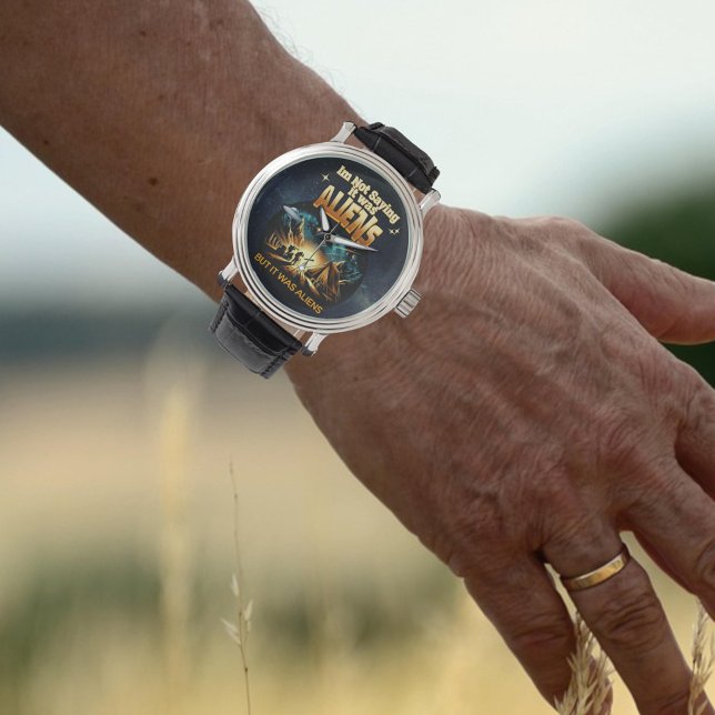 Relógio Não estou dizendo que eram Aliens, mas eram Aliens (Criador carregado)