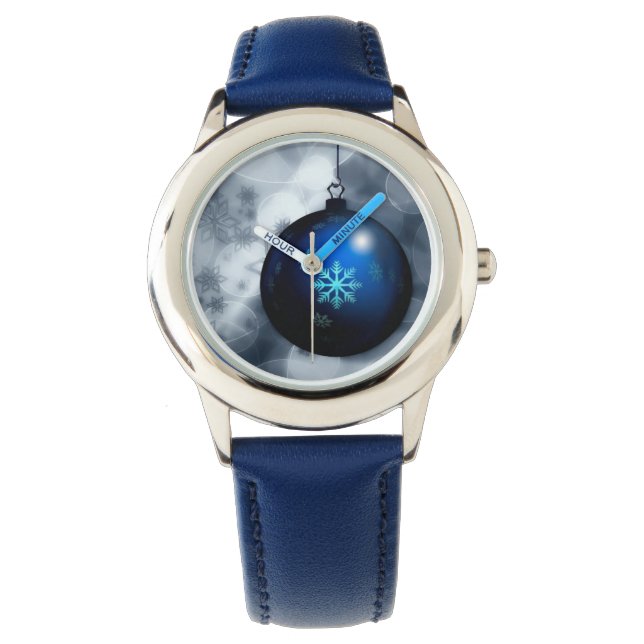 Relógio Natal brilhante (Frente)