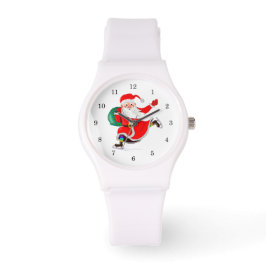 Relógio Natal Gift Watch com Papai Noel