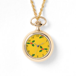 Relógio Natal sagrado em laranja