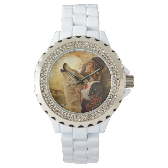 RELÓGIO NATIVE AMERICAN INDIAN WRIST WATCH (Frente)