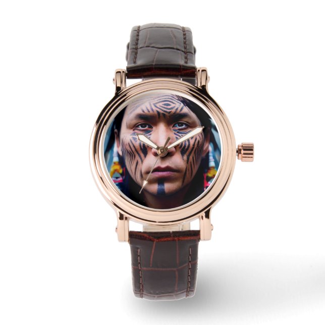 RELÓGIO NATIVE AMERICAN WRIST WATCH (Frente)