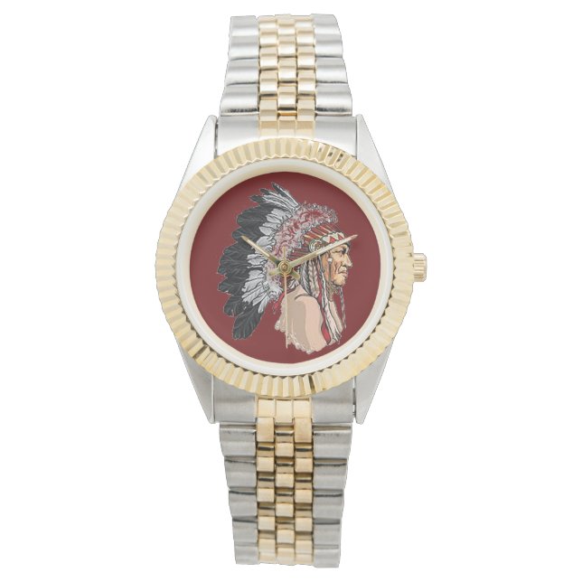 Relógio "Nativo Americano" (Frente)