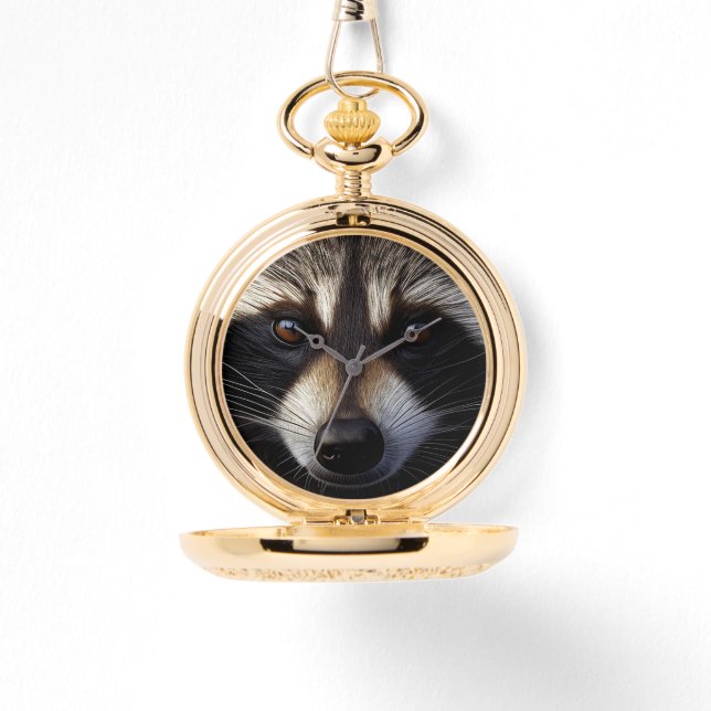 Relógio Nature Racoon Jewelry - Cute Racoon (Frente)