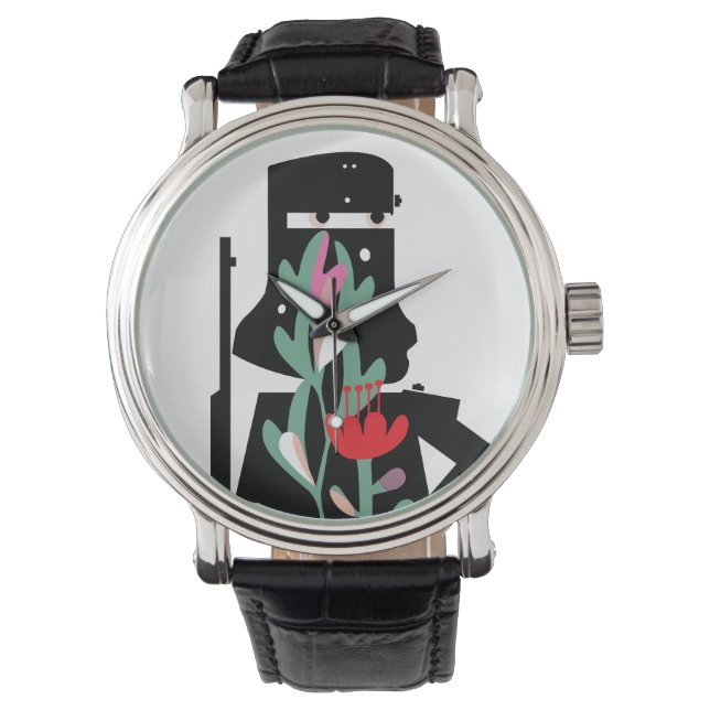 Relógio Ned Kelly, o último guarda-mato (Frente)