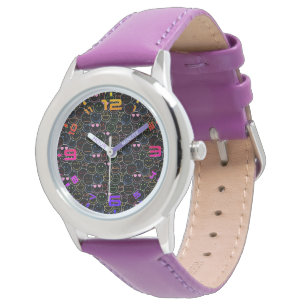 Relógio Neon Emoticons Watch: Retro Vibes com Sorriso