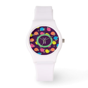 Relógio Neon Rosa Watch