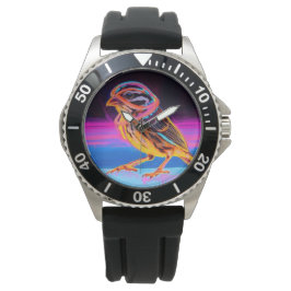 Relógio Neon Sparrow com Acentos Brilhantes