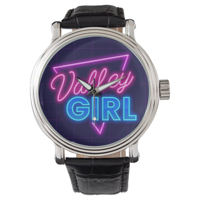 Relógio Neon Valley Girl (Frente)