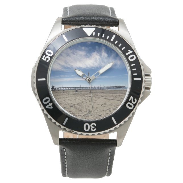 Relógio Newport Pier, Newport Beach, Califórnia (Frente)