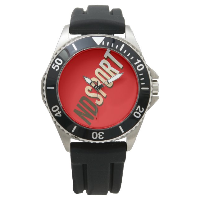 Relógio NiCK DAViD - ND SPORT Rubber Strap Watch (Frente)