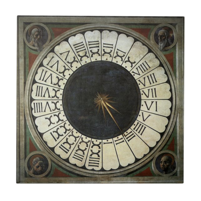 Relógio no Duomo por Paolo Uccello (Frente)