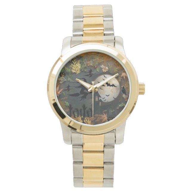 Relógio Noite da Festa das Bruxas (Frente)