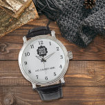 Relógio Nome da empresa do logotipo personalizado Promocio<br><div class="desc">As marcas Watches fazem presentes exclusivos para o promocional corporativo. Personalize com o nome e logotipo da sua empresa. Os relógios de logotipo também fazem presentes de apreciação ao excelente para os funcionários.</div>