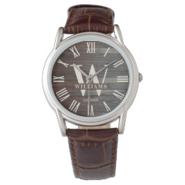 Relógio Nome da Família Personalizada do Armazém Russo Mon