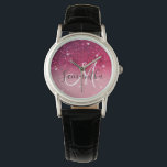 Relógio Nome das Sparkles Vermelhos e Rosa Modernos<br><div class="desc">Apresentando nosso produto sensacional: moderno Red & Pink Glitter Sparkles! Adicione um toque de glamour e pizzazz à sua vida com esses brilhos brilhantes mesmeriserantes, projetados para cativar e encanar todos os que os olham. Quer você queira adorar seus pertences pessoais, criar artesanatos espantosos, ou adicionar um toque de brilho...</div>