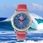 Relógio nome de adição de cavalo de praia fofo<br><div class="desc">nome do cavalo de praia bonito</div>