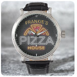 Relógio NOME Personalizado Neon Italiana Pizzeria Pizza Ho<br><div class="desc">Estilo Neon Personalizado Estilo de Sinalização Italiano Pizzeria Pizza Casa Presentes Personalizados - Personalize com seu Nome ou Texto Personalizado!</div>