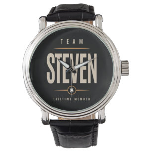 Relógio Nome Personalizado Steven - Steven Engraçado