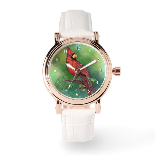 Relógio Northern Red Cardinal Watch (Frente)