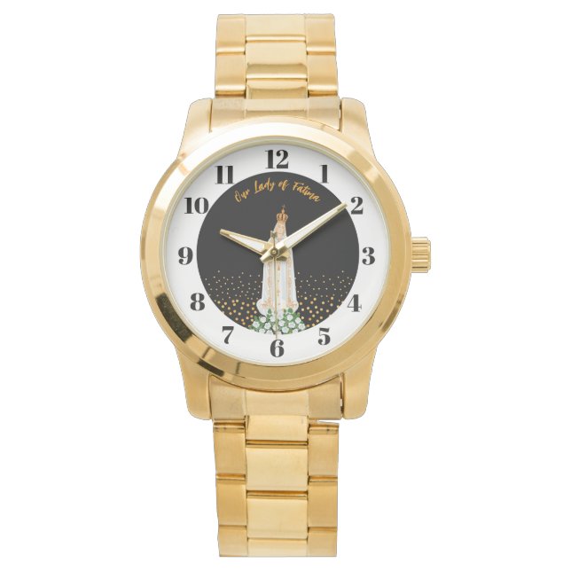 Relógio Nossa Senhora da Procissão Fátima de Velas (Frente)