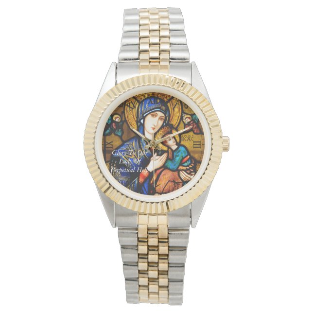 Relógio Nossa Senhora de Ajuda Perpétua (Frente)