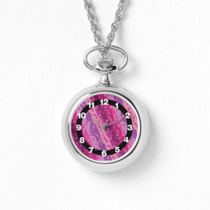 Relógio Nota De Música Gira Castanho E Azul