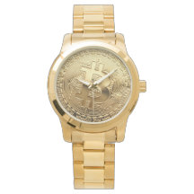 NOVA Bitmoeda 13,88 Tilt Dourado Watch