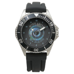 RELÓGIO NOVA ZEALAND MAP KORU PAUA WATCH