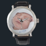 Relógio Novo eWatch de fotos do bebê<br><div class="desc">Carregar foto do seu novo bebê em seu relógio para todos verem. Adicione sua própria foto recém-nascida.</div>