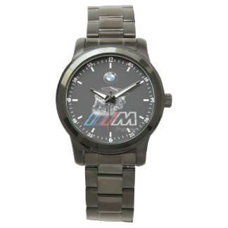 Relógio Novo mecanismo Bmw M5 Stainless Steel Quartz Watch
