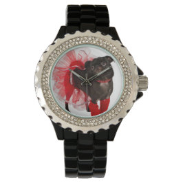 Relógio Nugget, APARN SpokesPug, Rhinestone Watch