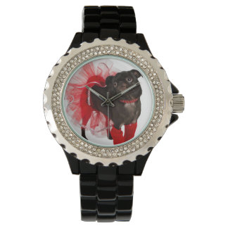 Relógio Nugget, APARN SpokesPug, Rhinestone Watch
