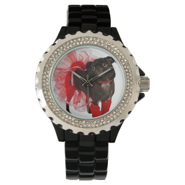 Relógio Nugget, APARN SpokesPug, Rhinestone Watch (Frente)