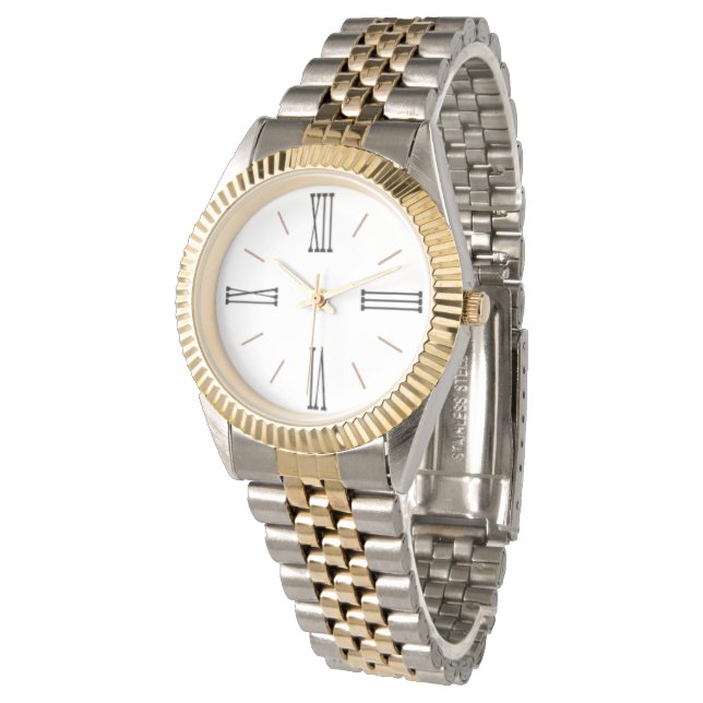 Relógio Numerais romanos Número moderno grande Fácil de Le (Angular)