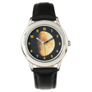 Relógio Números laranjais de Gordura Grande Velho era